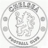 Chelsea Coloring Pages Fc Logo Manchester Soccer United Football Printable Emblem Club Liverpool Colouring Kids Europe Emblems Badge Birthday Party sketch template