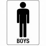 Boys Bathroom Signs Clip Clipart Labels Tags sketch template