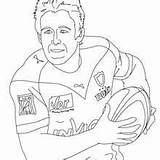 Pages Coloring Nrl Rugby Teams Players Wilkinson Johnny Templates Sketch Template sketch template