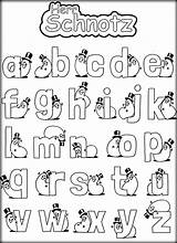 Alphabet Coloring Pages Letters Kleurplaten Preschoolers Funny sketch template