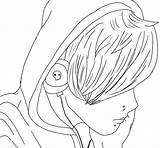 Emo Lineart Lali sketch template