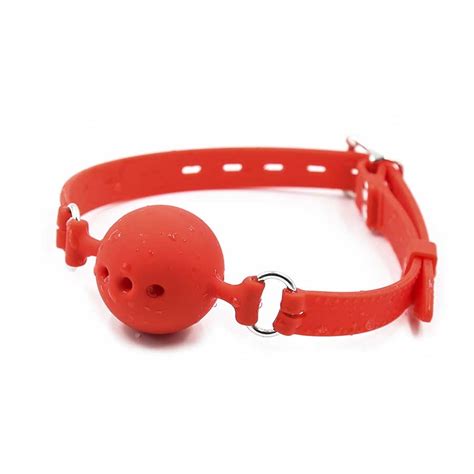 Breathable Open Mouth Gag Full Silicone Open Mouth Gag Unisex Ball Gag