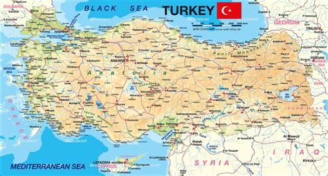 map  turkey country welt atlasde