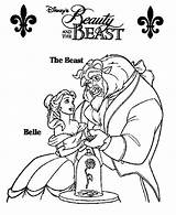 Beast Coloring Beauty Pages Belle Popular Coloringhome sketch template