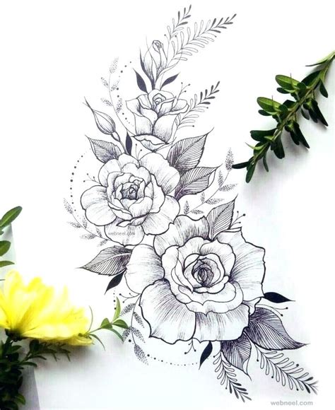 flawer drawing thefrangipanitreecom beautiful flower drawings
