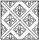 Stained Glass Medieval Tile Patterns Pattern Coloring Pages Clipart Color Etc Usf Edu Colouring Drawing Print Circle Search Printable Times sketch template