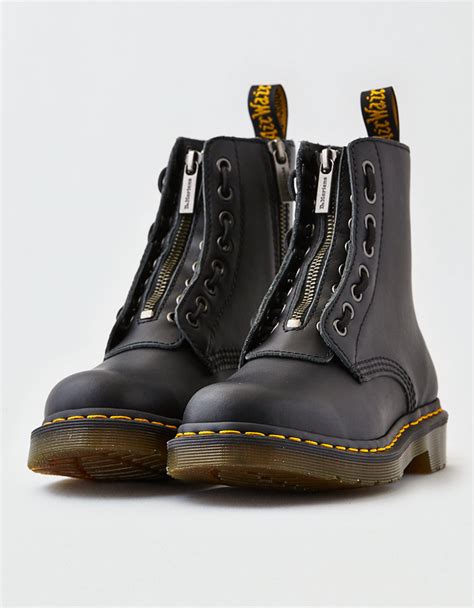 dr martens  pascal front zip boot