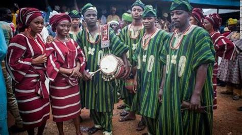 world culture day oyo residents  dorn traditional attires  monday
