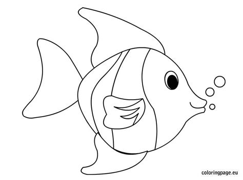 tropical fish coloring page coloring page