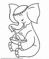 Coloring Pages Pre Elephant Template Large Kindergarten Printable Kids Templates Colouring Eating Shape Fun Print Honkingdonkey Popular Animal Activity Students sketch template