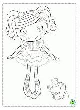 Lalaloopsy Coloring Pages Dinokids Dolls Book Coloringdolls sketch template