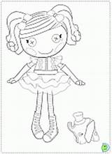 Lalaloopsy Coloring Pages Dinokids Dolls Book Coloringdolls sketch template
