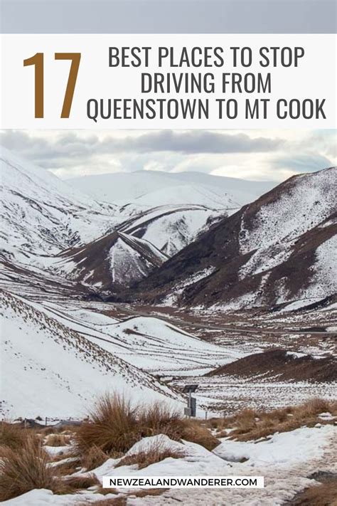 places  stop  driving  queenstown  mt cook   scenic road trip