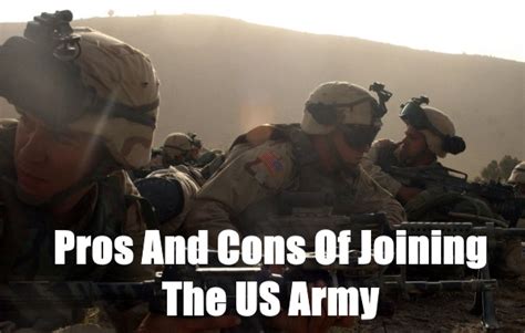 pros  cons  joining  army operation military kids
