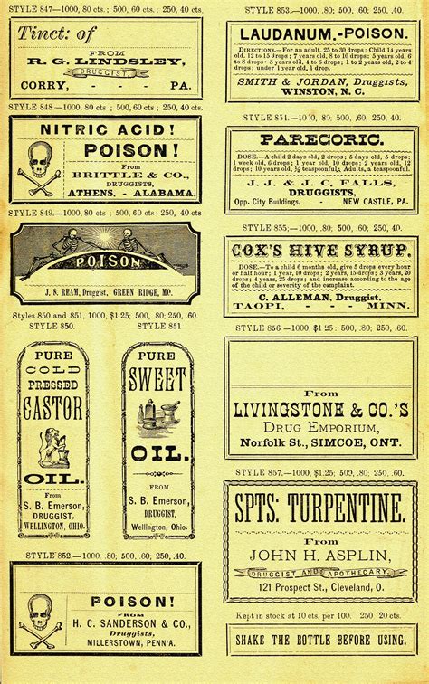 printable labels  apothecary jars   nifty vintage graphics