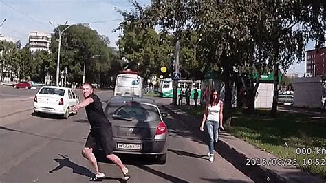 Russian Road Rager Escalates From Axe Attack To Shooting In Traffic