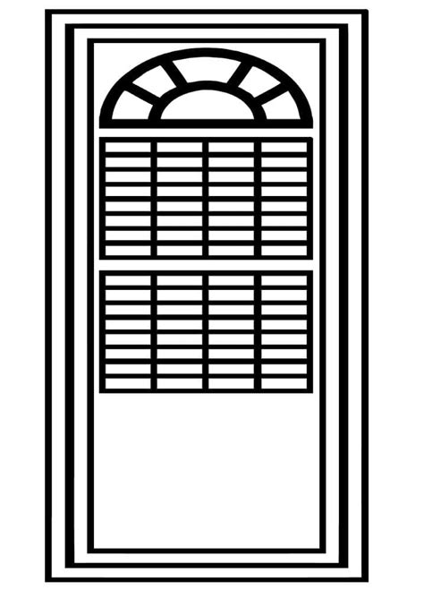 wooden door coloring page  printable coloring pages  kids