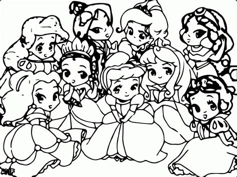 disney baby princess coloring pages coloring home