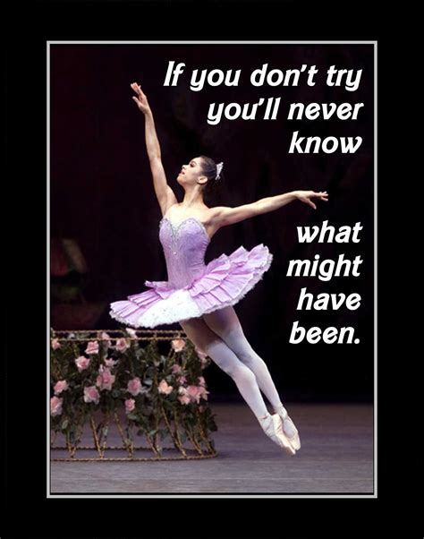 Motivational Misty Copeland Poster If You Dont Try Dance Quote