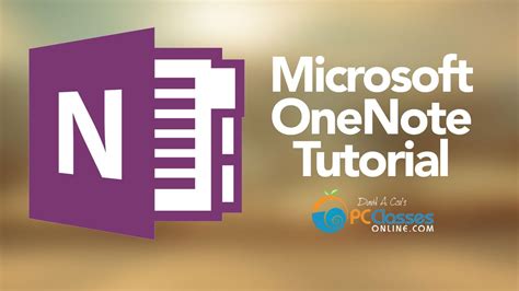 microsoft onenote tutorial youtube