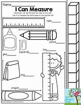 Kindergarten Math Measurement Measure Worksheets Measuring Grade Medicion School Preschool 1st Cubes Activities Use Length Actividades First Stick Object Back sketch template