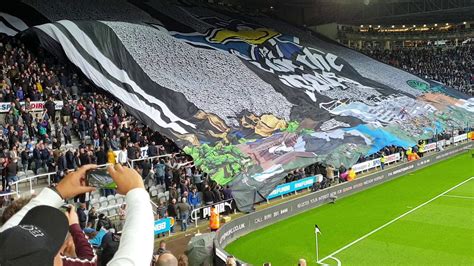 newcastle united giant surfer flag youtube