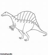 Coloring Ouranosaurus Dinosaur Coloringpages sketch template