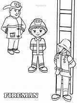 Fireman Coloring Cool2bkids Feuerwehrmann Firefighter Ausdrucken Firefighters sketch template