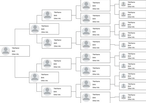 printable family tree template  generations tutorial pics
