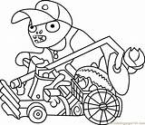 Coloring Catapult Coloringpages101 Zombis sketch template