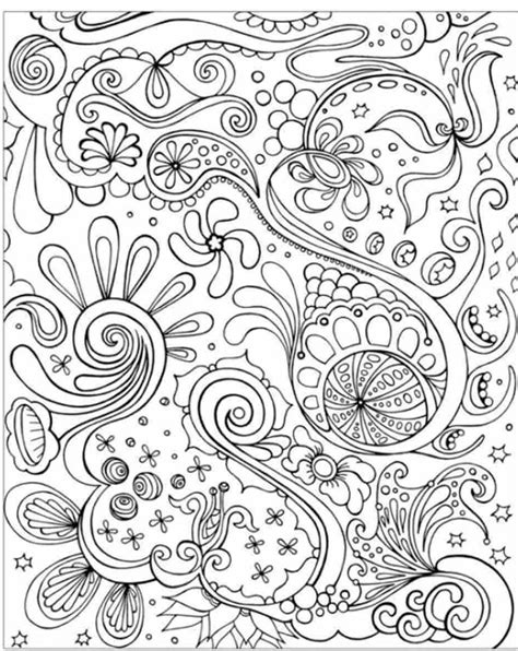 difficult abstract coloring page  printable coloring pages  kids