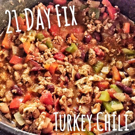 day fix turkey chili
