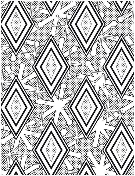 diamonds pattern coloring pages designs coloring books coloring books