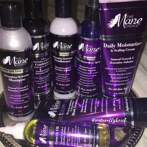 won  giveaway  mane choice products review  mane choice