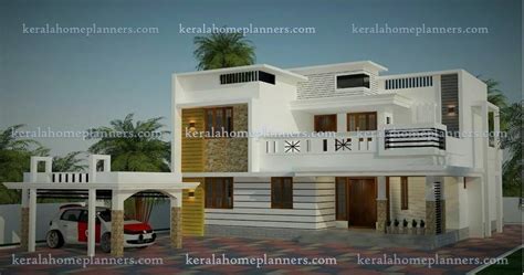 stunning modern  bedroom home design   sqft   plan kerala home planners