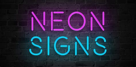 neon signs advertising   business