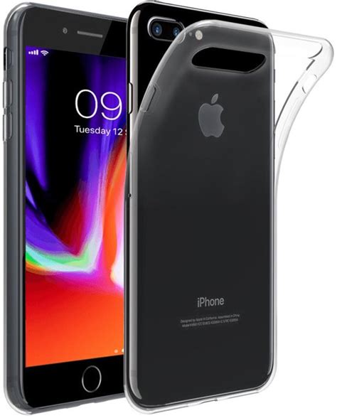 bolcom apple iphone   hoesje soft tpu case transparant