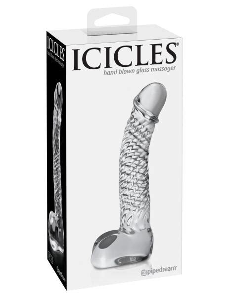 icicles no 61 glass massager g spot dildo clear on literotica