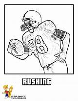Coloring Football Game Pages Popular sketch template