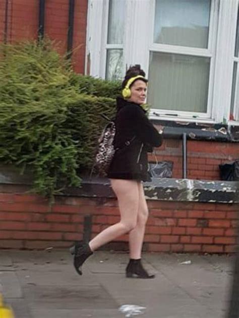 police stop ‘half naked woman walking down the street