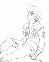 Kakashi Hatake sketch template