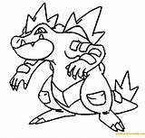 Pokemon Coloring Pages Feraligatr Color Drawings Online Mega Printable Print sketch template