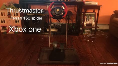 thrustmaster ferrari  spider steering wheel setup review youtube