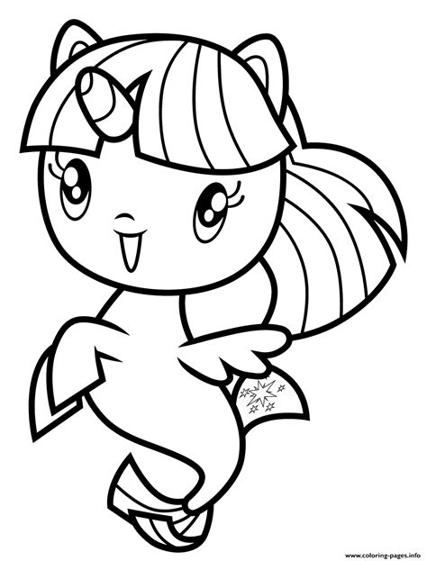 sea pony twilight sparkle coloring page printable