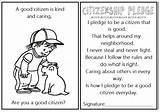 Citizenship Coloring Good Citizen Worksheets Book Grade Social Kids School Work Board Studies Education Special Kindergarten 2nd Resoure Books Choose sketch template