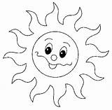 Sun Coloring Pages Printable Funny sketch template