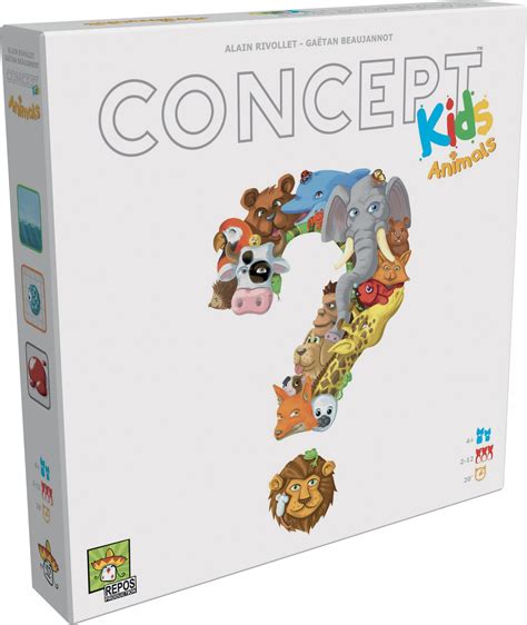 concept kids animals board game  mighty ape nz