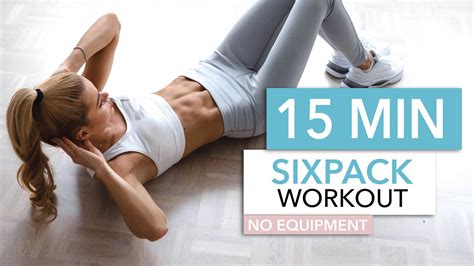 15 Min Ab Workout No Equipment Six Pack Abs