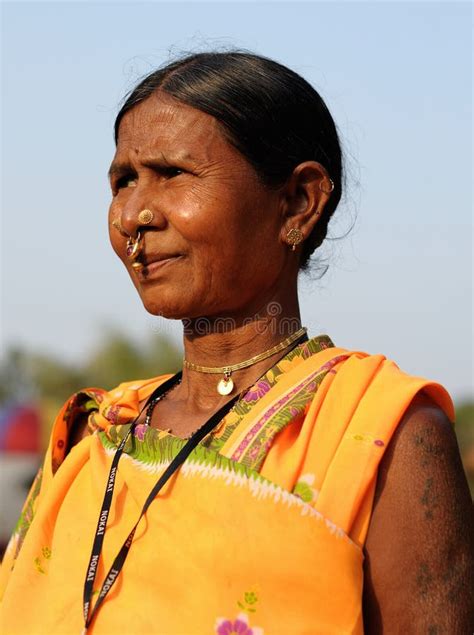 indian tribal woman portrait editorial image image  ceremonial
