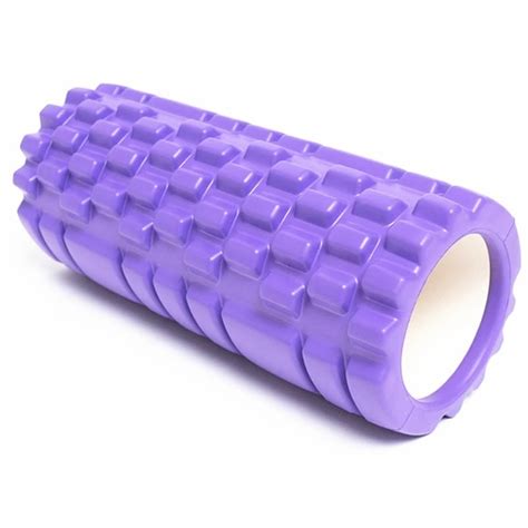 Orchid Purple Resin Yoga Massage Roller For Restorative Yoga Foam